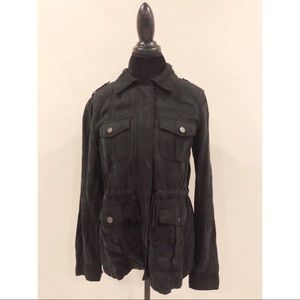Anthropologie Sanctuary Military Jacket in Black